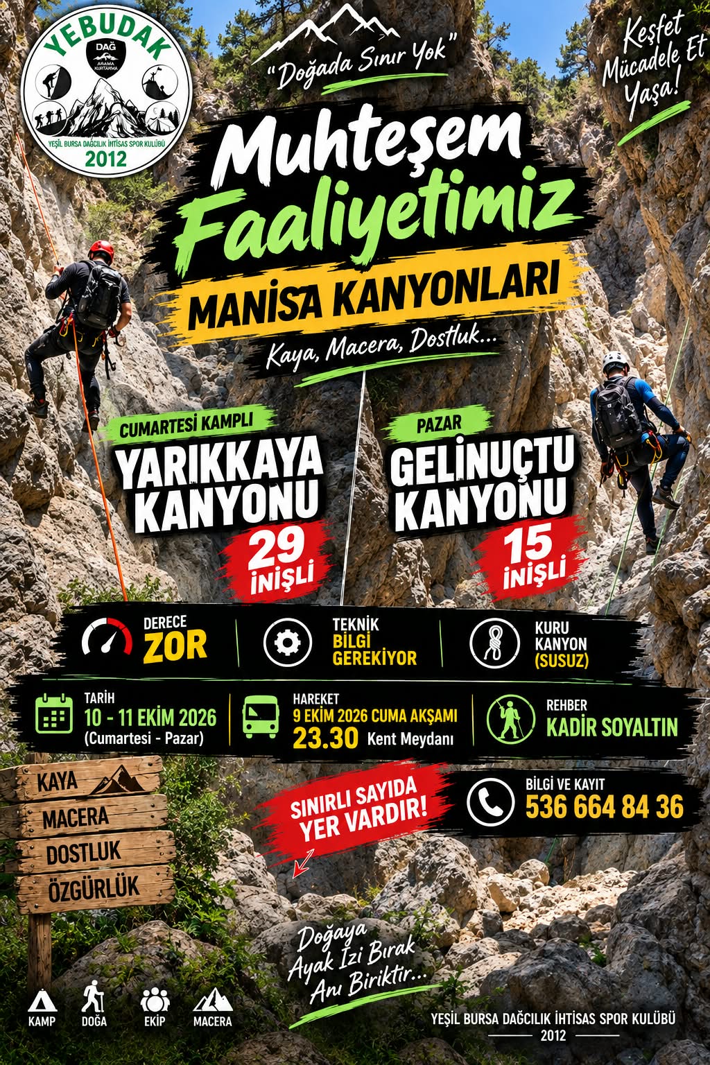 KAMPLI MANİSA KANYONLARI