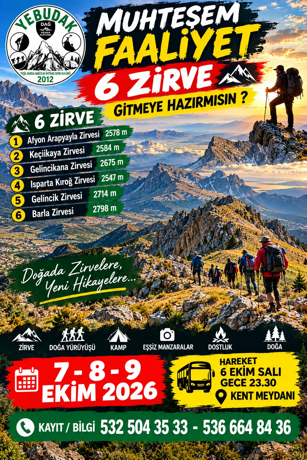 3 Gün 6 Zirve